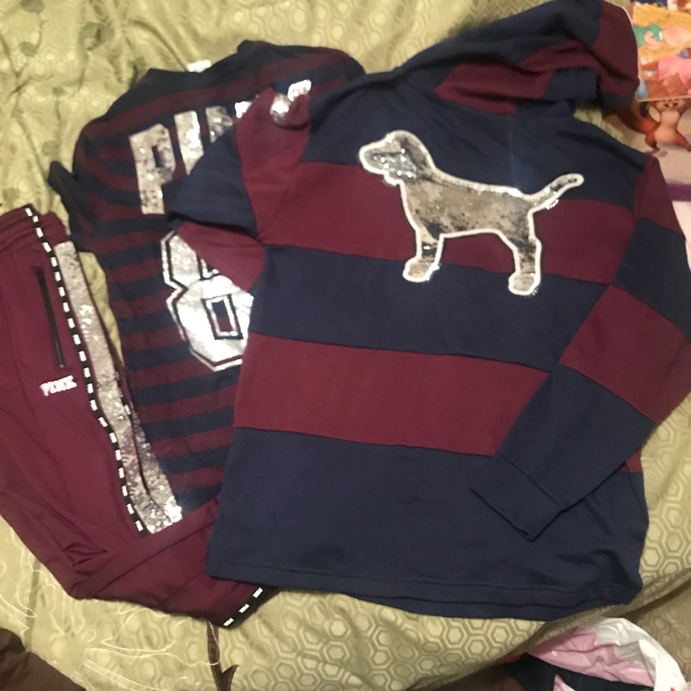 NWT 2 Piece VS PINK Bling Set - Picture 1 of 3